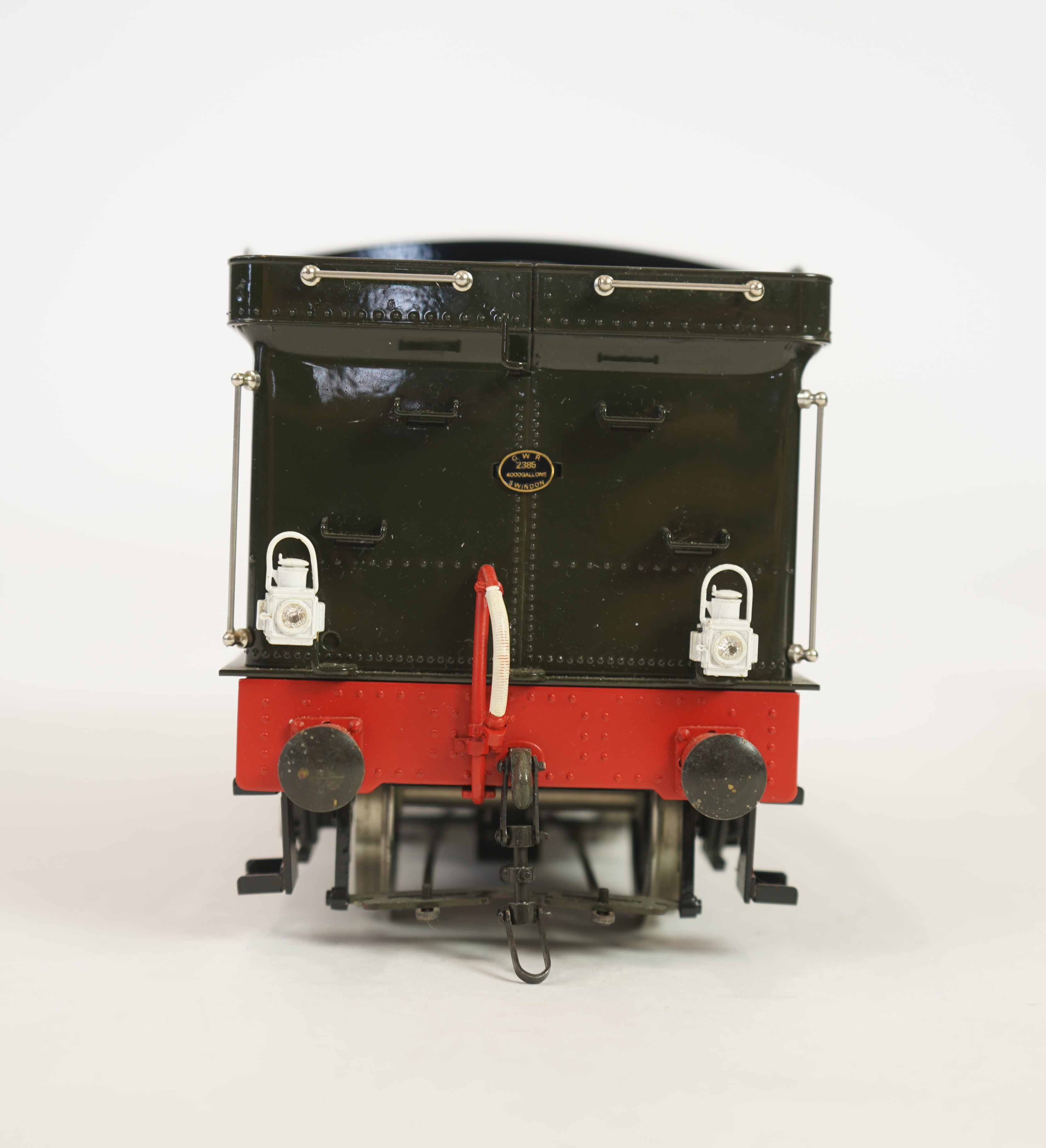 A Gauge One Aster Hobbies live steam GWR King Class, 4-6-0 tender locomotive, King George V 6000, with spirit fired working four cylinder motion, with assembly and operating instructions.